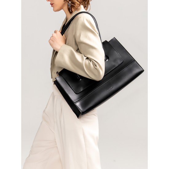 Tote square bag real cowhide Leather Tote bag Tote square bag real cowhide Leather Tote bag