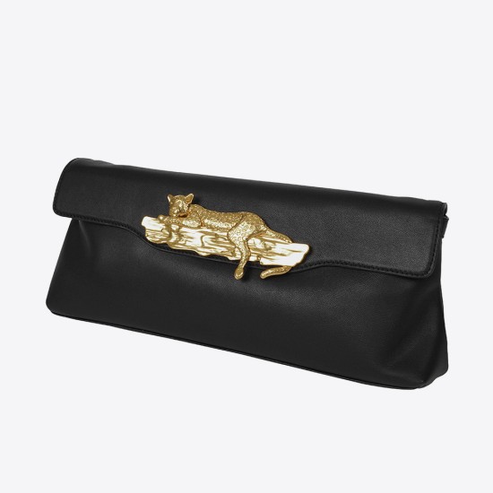 Sheepskin armpit countess cheetah clutch - Memoo.com Sheepskin armpit countess cheetah clutch - Memoo.com