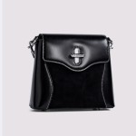 One-shoulder crossbody bag women's modern box bag