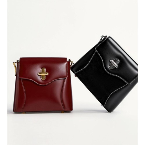 One-shoulder crossbody bag women's modern box bag