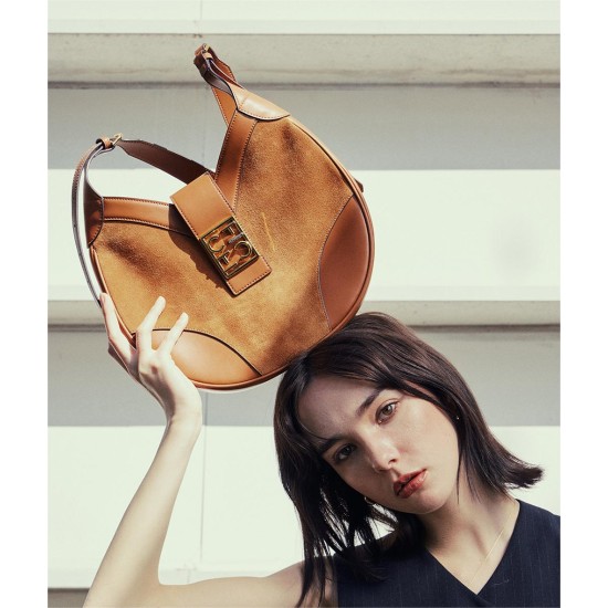 One-shoulder crossbody bag womens large-capacity Hobo saddle bag - Memoo.com One-shoulder crossbody bag womens large-capacity Hobo saddle bag - Memoo.com