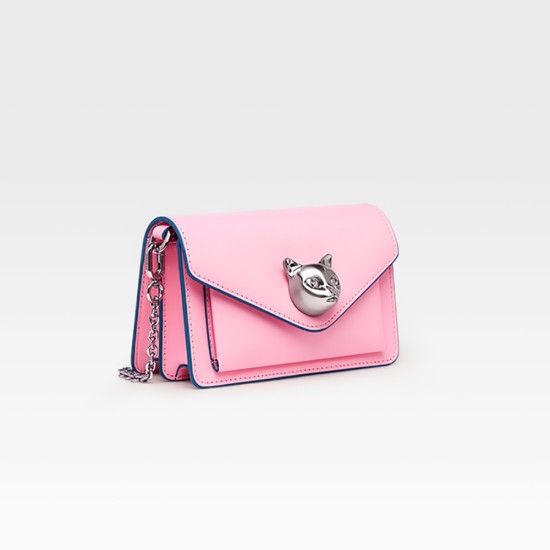 Cat head fashion chain bag crossbody bag leather bag - Memoo.com Cat head fashion chain bag crossbody bag leather bag - Memoo.com