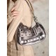 Handheld shoulder bag with wide shoulder strap, bear pendant, underarm bag, women's bag Handheld shoulder bag with wide shoulder strap, bear pendant, underarm bag, women's bag