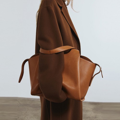 vintage leather satchel