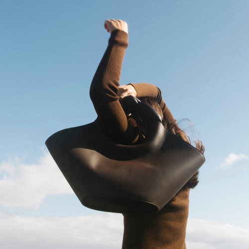 Genuine leather resort women's bag tote bag