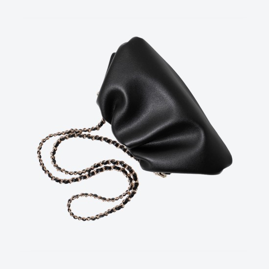 Chain crossbody pleated women's pouch niche designer model Chain crossbody pleated women's pouch niche designer model