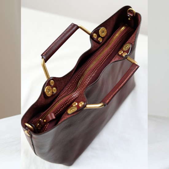 Cowhide crossbody women's bag, horizontal shoulder bag, Tote bag Cowhide crossbody women's bag, horizontal shoulder bag, Tote bag