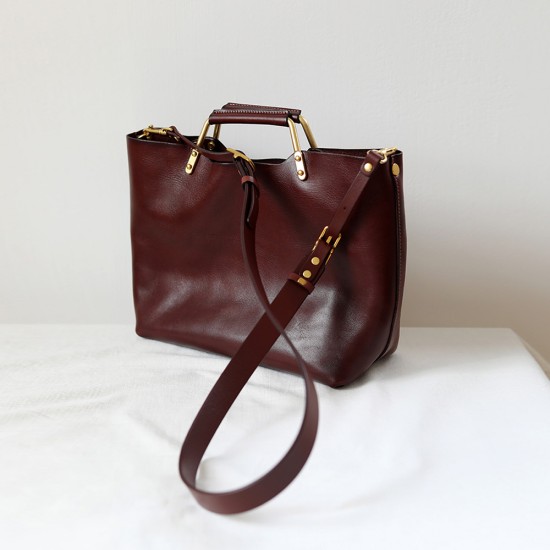 Cowhide crossbody women's bag, horizontal shoulder bag, Tote bag Cowhide crossbody women's bag, horizontal shoulder bag, Tote bag