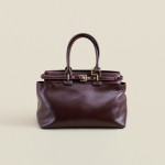 Cowhide large-capacity hand-held commuter bag shoulder bag