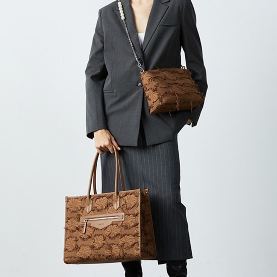 Niche hand-held tote bag women's high-capacity commuter shoulder bag Niche hand-held tote bag women's high-capacity commuter shoulder bag