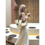 Grass woven women's tote bag