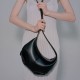Cross-body armpit adjustable soft sculptural cowhide - Memoo.com Cross-body armpit adjustable soft sculptural cowhide - Memoo.com