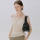 Cowhide soft soufflé bag with large volume pleated shoulder crossbody bag - Memoo.com Cowhide soft soufflé bag with large volume pleated shoulder crossbody bag - Memoo.com