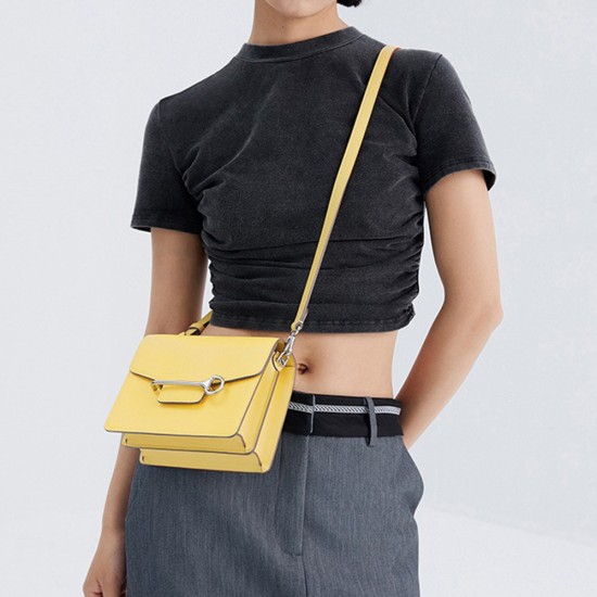Disana womens bag KEY series new tofu bag shoulder crossbody bag high-quality small square bag - Memoo.com Disana womens bag KEY series new tofu bag shoulder crossbody bag high-quality small square bag - Memoo.com