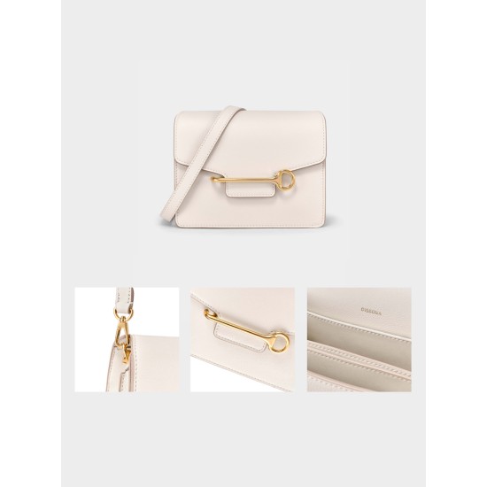 Disana womens bag KEY series new tofu bag shoulder crossbody bag high-quality small square bag - Memoo.com Disana womens bag KEY series new tofu bag shoulder crossbody bag high-quality small square bag - Memoo.com