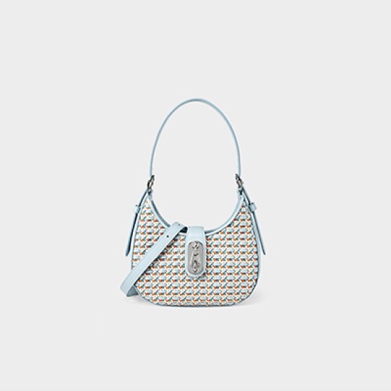 Class one-shoulder crossbody bag, woven bag, armpit crescent bag - Memoo.com Class one-shoulder crossbody bag, woven bag, armpit crescent bag - Memoo.com