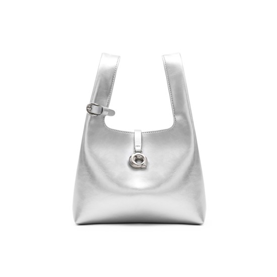 Leather can be worn cross-body in a portable bento bag Leather can be worn cross-body in a portable bento bag