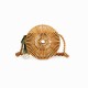 Women's bag: bamboo bag, straw bag, small round shoulder bag Women's bag: bamboo bag, straw bag, small round shoulder bag
