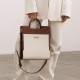 Canvas cowhide business Tote bag Commuter women's leather Canvas cowhide business Tote bag Commuter women's leather