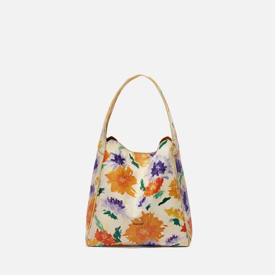 Niche cowhide basket with one shoulder under one arm - Memoo.com Niche cowhide basket with one shoulder under one arm - Memoo.com