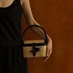 Straw basket bag crossbody bag