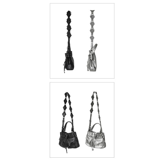 Silver drawstring pocket bag Womens motorcycle crossbody bag Black bucket bag Vintage leather bag Square bag - Memoo.com Silver drawstring pocket bag Womens motorcycle crossbody bag Black bucket bag Vintage leather bag Square bag - Memoo.com