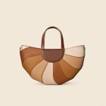 Rainbow shoulder bag, handbag, genuine leather crossbody women's bag