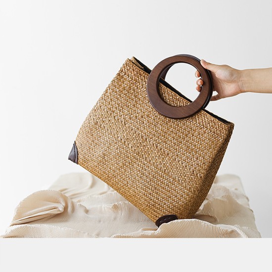 Sea grass woven bag, large bag, handbag - Memoo.com Sea grass woven bag, large bag, handbag - Memoo.com