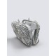 Silver Evening Bag Handheld Bag Box Clutch Rhinestone Clutch - Memoo.com Silver Evening Bag Handheld Bag Box Clutch Rhinestone Clutch - Memoo.com