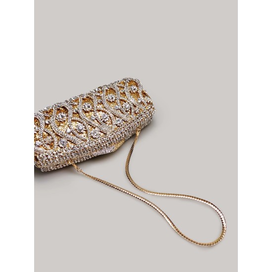 Evening bag retro shiny diamond Rhinestone Clutch Chain handbag Evening bag retro shiny diamond Rhinestone Clutch Chain handbag