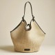 Grass woven beach bag with large capacity tote - Memoo.com Grass woven beach bag with large capacity tote - Memoo.com