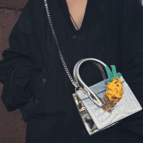 Silver Handbag for Women, Chain Bag, One Shoulder Crossbody Bag Silver Handbag for Women, Chain Bag, One Shoulder Crossbody Bag
