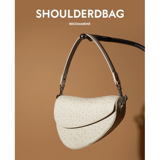 Saddle bag, genuine leather shoulder bag, crossbody bag - Memoo.com Saddle bag, genuine leather shoulder bag, crossbody bag - Memoo.com