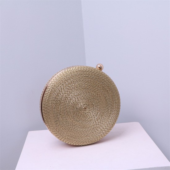 Round box rope acrylic shaped handbag Round box rope acrylic shaped handbag