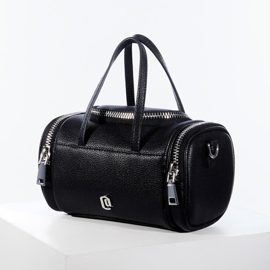 Head layer cowhide crossbody small bag, womens handbag, bucket bag, work small handbag - Memoo.com