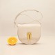Keychain series retro tote cowhide diagonal saddle bag for women - Memoo.com Keychain series retro tote cowhide diagonal saddle bag for women - Memoo.com