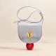 Keychain series retro tote cowhide diagonal saddle bag for women - Memoo.com Keychain series retro tote cowhide diagonal saddle bag for women - Memoo.com