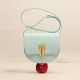 Keychain series retro tote cowhide diagonal saddle bag for women - Memoo.com Keychain series retro tote cowhide diagonal saddle bag for women - Memoo.com