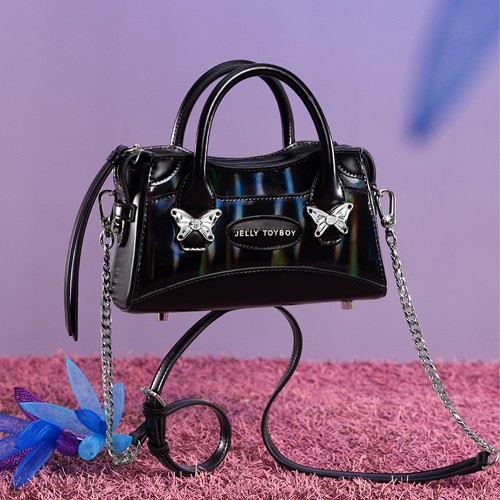 Twin butterfly small handbag with niche design crossbody bag Twin butterfly small handbag with niche design crossbody bag
