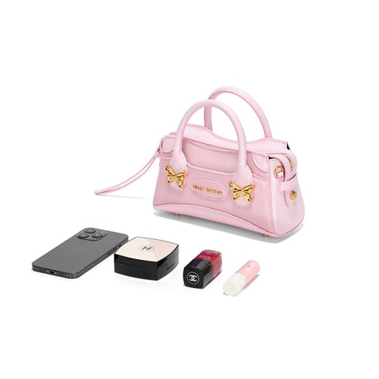 Twin butterfly small handbag with niche design crossbody bag Twin butterfly small handbag with niche design crossbody bag
