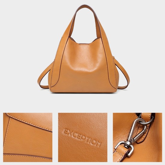 Basket bucket bag Leather handbag womens shoulder bag crossbody bag - Memoo.com Basket bucket bag Leather handbag womens shoulder bag crossbody bag - Memoo.com
