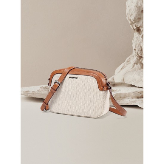 Canvas leisure bag single shoulder crossbody bag female texture cotton bag - Memoo.com Canvas leisure bag single shoulder crossbody bag female texture cotton bag - Memoo.com