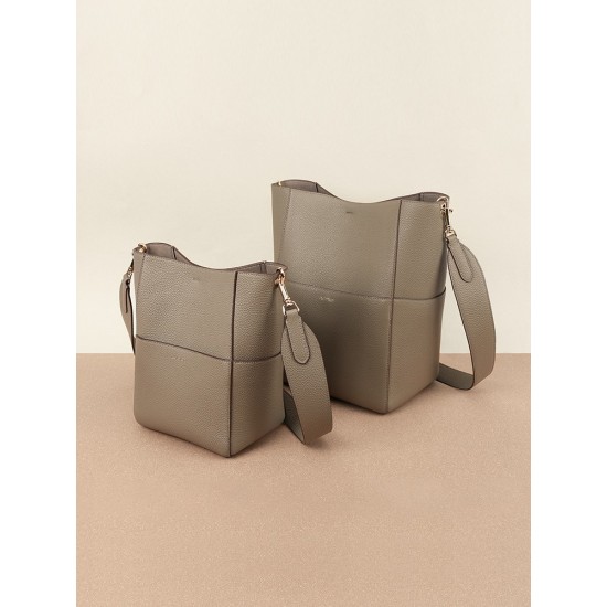 First layer cowhide vegetable basket bucket bag leather shoulder bag inner bag - Memoo.com First layer cowhide vegetable basket bucket bag leather shoulder bag inner bag - Memoo.com