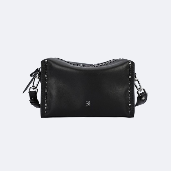 Meiji women's leather casual crossbody bag large capacity commuter bag soft bag Meiji women's leather casual crossbody bag large capacity commuter bag soft bag