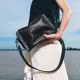 Meiji women's leather casual crossbody bag large capacity commuter bag soft bag Meiji women's leather casual crossbody bag large capacity commuter bag soft bag