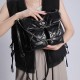 Meiji womens bag leather diamond chain underarm bag small fragrance crossbody bag - Memoo.com Meiji womens bag leather diamond chain underarm bag small fragrance crossbody bag - Memoo.com