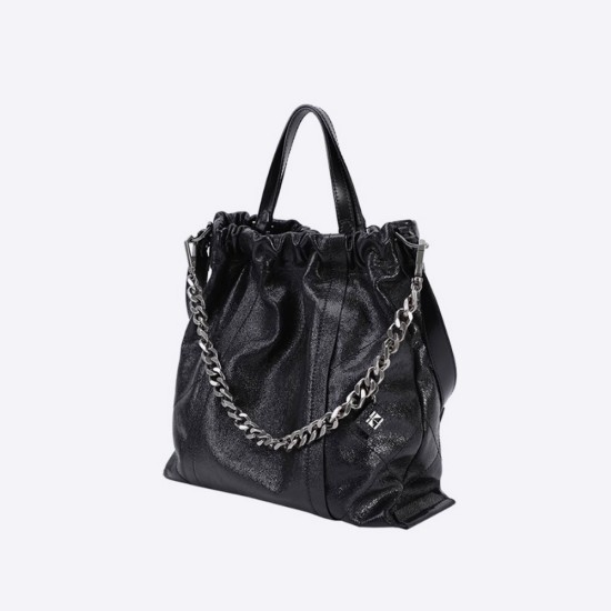 Minjee women's bag Leather Tote bag single-shoulder portable commuter bag Minjee women's bag Leather Tote bag single-shoulder portable commuter bag