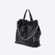 Minjee women's bag Leather Tote bag single-shoulder portable commuter bag Minjee women's bag Leather Tote bag single-shoulder portable commuter bag