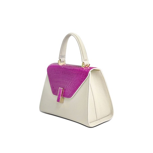 Crocodile skin with Italian togo cowhide bag for women Crocodile skin with Italian togo cowhide bag for women