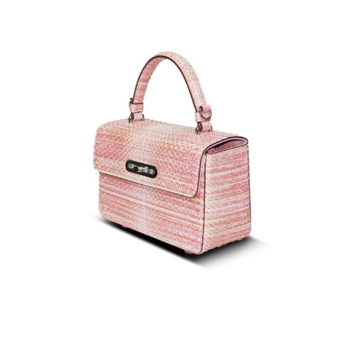 Boa constrictor leather handbag for women Boa constrictor leather handbag for women